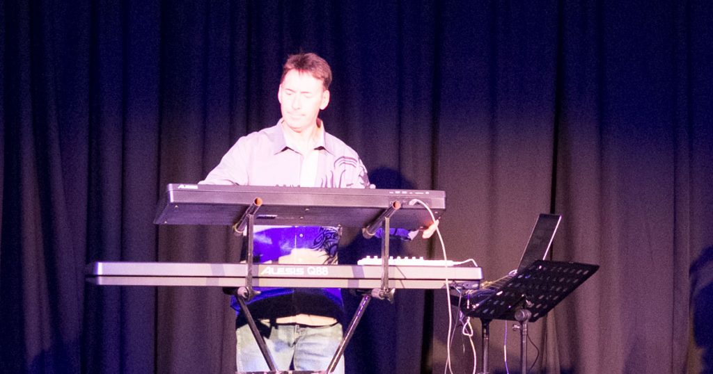 Brian Johnstone Musician on stage
